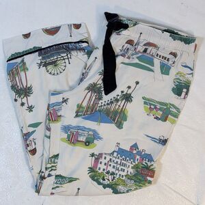Katie Kime sz M California Toile Pajama PANTS